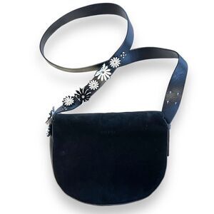 Isaac Mizrahi New York Suede & Leather Crossbody